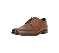 Schnürschuh CLARKS "Howard Walk", Herren, Gr. 43, braun, Leder, Schuhe Schnürschuh, mit atmungsaktivem Innenfutter (87684442-43) braun