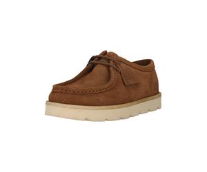 Schnürschuh CLARKS "Meare Walla", Herren, Gr. 43, braun, Schuhe Schnürschuh, mit leichter Konstruktion (31151847-43) braun