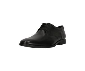 Schnürschuh CLARKS "Paulton Lace", Herren, Gr. 41, schwarz, Leder, Schuhe Schnürschuh, im klassischen Design (67864329-41) schwarz