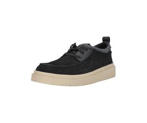 Schnürschuh CLARKS "Polden Moc", Herren, Gr. 41,5, blau, Schuhe Schnürschuh, mit ultraleichter und federnder Sohle (46115622-41,5) blau