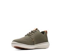 Schnürschuh CLARKS "Step Urban Mix", Herren, Gr. 40, grün (khaki), Textil, Schuhe Schnürschuh, Herausnehmbares Fußbett, Freizeitschuh, Halbschuh, Schnürschuh (54512114-40)