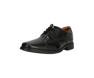 Schnürschuh CLARKS "Tilden", Herren, Gr. 42,5, schwarz, Leder, Schuhe Schnürschuh, im klassischen Design (47867135-42,5) schwarz