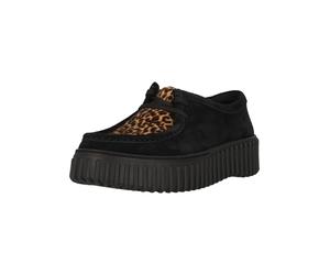 Schnürschuh CLARKS "Torhill Bee", Damen, Gr. 40, schwarz, braun, Kunstfaser, Leder, Schuhe Schnürschuh, im angesagten 90er-inspirierten Look (27215718-40) schwarz, braun