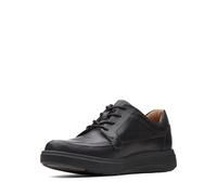 Clarks Herren Un Abode Ease Derbys, Black Leather, 41 EU