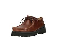 Schnürschuh CLARKS "Walla Yukoner", Damen, Gr. 41,5, dunkelbraun, schwarz, Leder, Schuhe Schnürschuh, mit XL EXTRALIGHT-Absatzsohle (23174732-41,5) dunkelbraun, schwarz