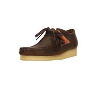 Schnürschuh CLARKS "Wallabee Beeswax", Herren, Gr. 44, braun, Leder, Schuhe Schnürschuh, im klassischen Design (69724214-44) braun