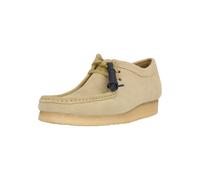 Schnürschuh CLARKS "Wallabee Maple", Herren, Gr. 43, beige, Leder, Schuhe Schnürschuh, mit unnachahmlicher Kreppsohle (52761261-43) beige