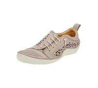 Schnürschuh COSMOS COMFORT "COSMOS Comfort Halbschuhe Leder", Damen, Gr. 36, beige (taupe), Leder, Schuhe Schnürschuh (11292609-36)