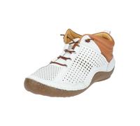 Schnürschuh COSMOS COMFORT "COSMOS Comfort Halbschuhe Leder", Damen, Gr. 39, braun (weiß, braun), Leder, Schuhe Schnürschuh (65405728-39) weiß, braun