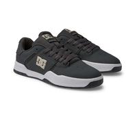 Schnürschuh DC SHOES "Central", Herren, Gr. 6,5(38,5), weiß (grau, weiß, grau), Obermaterial:Obermaterial: Leder / Futter: Textil / Außensohle: Gummi;, Schuhe Schnürschuh (77268459-6,5)