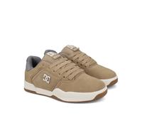 Schnürschuh DC SHOES "Central", Herren, Gr. 6,5(38,5), weiß (tan, sanftes weiß), Obermaterial:Obermaterial: Leder / Futter: Textil / Außensohle: Gummi;, Schuhe Schnürschuh (71795331-6,5) tan, sanftes