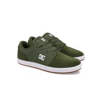 Schnürschuh DC SHOES "Crisis 2", Herren, Gr. 7,5(40), grün (ivygrün), Obermaterial: Leder [Kuh] / Futter: Textil / Außensohle: Gummi., Schuhe Schnürschuh (21022163-7,5) ivygrün