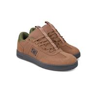 Schnürschuh DC SHOES "DC Astrix", Herren, Gr. 8,5(41), braun (braun, grrey, olive), Obermaterial:61.35% Leder, 38.65% Synthetikmaterial., Schuhe Schnürschuh (34265040-8,5) braun, grrey, olive