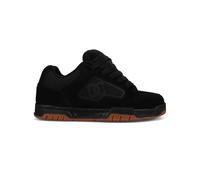 Schnürschuh DC SHOES "DC Coiler", Herren, Gr. 9(42), schwarz (schwarz, gum), Obermaterial:42.52% Leder, 34.74% Synthetikmaterial, 22.74% Microfaser;, Schuhe Schnürschuh (69870913-9) schwarz, gum