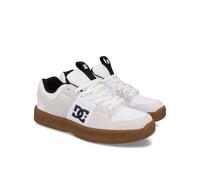 Schnürschuh DC SHOES "Lynx Zero", Herren, Gr. 7(39), weiß (weiß, gum), Obermaterial:50.51% Leder, 39.8% Synthetikmaterial, 9.69% Microfaser;, Schuhe Schnürschuh (35768208-7) weiß, gum