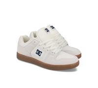 Schnürschuh DC SHOES "Manteca", Herren, Gr. 11(44,5), sanftes weiß, navy, Obermaterial:Obermaterial: Leder (Kuh) / Futter: Textil / Außensohle: Gummi;, Schuhe Schnürschuh (41035151-11) sanftes weiß, n