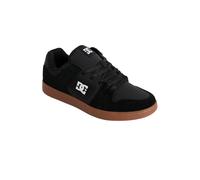Schnürschuh DC SHOES "Manteca", Herren, Gr. 8(40,5), schwarz, gum, Obermaterial: Leder (Kuh) / Futter: Textil / Außensohle: Gummi., Schuhe Schnürschuh (99145801-8) schwarz, gum