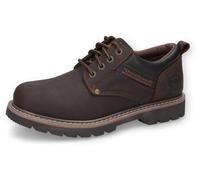 Schnürschuh DOCKERS BY GERLI, Herren, Gr. 43, braun, Leder, Basic, Schuhe Schnürschuh, Trekkingschuh, Trachtenschuh mit Profilsohle (57364757-43) braun