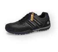 Dockers by Gerli Herren Low-Top Sneaker, Männer Halbschuhe,schnürschuhe,schnürer,straßenschuhe,Strassenschuhe,schwarz/grau,46 EU