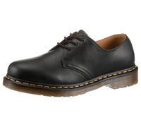 Schnürschuh DR. MARTENS "1461 3 Eye Shoe NAPPA", Herren, Gr. 38, schwarz, Nappaleder, unifarben, Schuhe Schnürschuh, Freizeitschuh, Halbschuh, schmale Form mit Luftkammern Laufsohle (16454956-38) schw