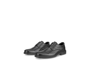 Schnürschuh ECCO "ECCO HELSINKI 2", Herren, Gr. 41, schwarz, Leder, Schuhe Schnürschuh, Anzugschuh, Business-Schnürer, Halbschuh in edler Optik (14255023-41) schwarz