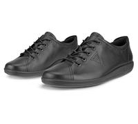 ECCO Damen Soft 2.0 Tie Tie Hohe Sneaker, Black With Black Sole, 42 EU