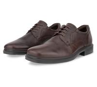 Schnürschuh ECCO "Helsinki 2", Herren, Gr. 40, braun (mokka), Nubukleder, Schuhe Schnürschuh, Freizeitschuh, Halbschuh, Schnürschuh mit herausnehmbarem Fußbett (92115853-40) mokka