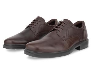 Schnürschuh ECCO "Helsinki 2", Herren, Gr. 40, braun (mokka), Nubukleder, Schuhe Schnürschuh, Freizeitschuh, Halbschuh, Schnürschuh mit herausnehmbarem Fußbett (92115853-40) mokka