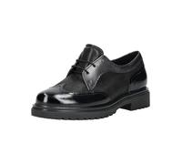 Schnürschuh GABOR COMFORT "Gabor Comfort Halbschuhe Leder", Damen, Gr. 40, schwarz (schwarz lack), Leder, casual, Schuhe (97671917-40) schwarz lack