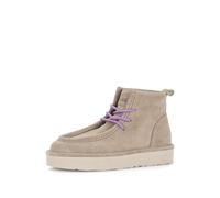 Schnürschuh GABOR "Schnürstiefelette", Damen, Gr. 38,5, beige, Schuhe Schnürschuh (22121614-38,5) beige
