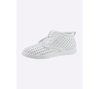 Schnürschuh HEINE, Damen, Gr. 36, weiß, Leder, Schuhe Schnürschuh (61682069-36) weiß