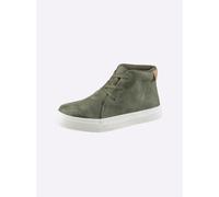Schnürschuh HEINE, Damen, Gr. 41, grün (khaki), Synthetik, Schuhe Schnürschuh (68419143-41) khaki