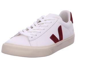 Schnürschuh in white_grenat - Gr. - 43