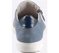 Schnürschuh JANA, Damen, Gr. 42, blau (jeansblau), Veloursleder, Schuhe Schnürschuh (95002830-42) jeansblau