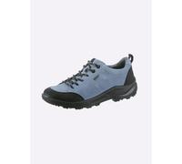 Schnürschuh JOMOS, Damen, Gr. 41, blau (hellblau), Veloursleder, Schuhe Schnürschuh (22105632-41) hellblau