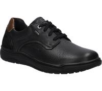 Schnürschuh JOSEF SEIBEL "Baxter 51", Herren, Gr. 42, schwarz, kombi, Leder, Schuhe Schnürschuh, Halbschuh mit wasserabweisender Tex-Ausstattung, K-Weite (49931953-42) schwarz, kombi