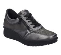 Schnürschuh JOSEF SEIBEL "Calais 01, anthrazit-kombi", Damen, Gr. 41, grau (anthrazit, kombi), Obermaterial: 100% Rindsleder Leather cow., Schuhe Schnürschuh (85907033-41) anthrazit, kombi