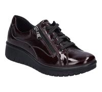 Schnürschuh JOSEF SEIBEL "Calais 22, bordo", Damen, Gr. 39, rot (bordo), Obermaterial: 100% Rindsleder Leather cow., Schuhe Schnürschuh (93547329-39) bordo