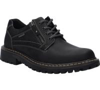 Schnürschuh JOSEF SEIBEL "Chance 45", Herren, Gr. 46, schwarz, Leder, Schuhe Schnürschuh, Halbschuh mit wasserabweisender Tex-Ausstattung, G-Weite (52822649-46) schwarz