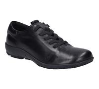 Schnürschuh JOSEF SEIBEL "Charlotte 01, black-black", Damen, Gr. 38, schwarz (schwarz, schwarz), Obermaterial: 100% Rindsleder Leather cow., Schuhe Schnürschuh (13598708-38) schwarz, schwarz