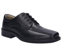 Schnürschuh JOSEF SEIBEL "Elliot 01", Herren, Gr. 45, schwarz, Leder, Schuhe Schnürschuh, Business Schuh, Festtagsschuh, Komfortschuh in Weite G (weit) (12659011-45) schwarz