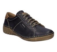 Schnürschuh JOSEF SEIBEL "Felicia 02, ocean-kombi", Damen, Gr. 40, blau (ocean, kombi), Obermaterial: 100% Rindsleder Leather cow., Schuhe Schnürschuh (66610900-40) ocean, kombi