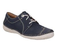 Josef Seibel Damen Sneaker Fergey 20,Weite G (Normal),Wechselfußbett,lace-up Shoes,Low-tie,schnürschuhe,schnürer,Ocean-Kombi,37 EU