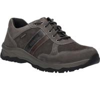 Schnürschuh JOSEF SEIBEL "Leroy 56", Herren, Gr. 45, grau (asphalt, multi), Kalbsleder, Nubukleder, Schuhe Schnürschuh, Freizeitschuh, Komfortschuh mit TEX-Ausstattung, Weite H (sehr weit) (93046547-4
