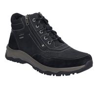 Josef Seibel Herren Schnürstiefeletten Leroy 57,Weite H (Weit),Wechselfußbett,wasserdicht,Kurzstiefel,uebergangsschuhe,schwarz,44 EU