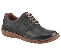 Schnürschuh JOSEF SEIBEL "Neele 44", Damen, Gr. 43, blau (dunkelblau), Leder, Schuhe Schnürschuh, Freizeitschuh, Komfortschuh mit Wechselfußbett aus Leder (85179140-43) dunkelblau