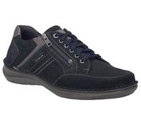 Schnürschuh JOSEF SEIBEL "New Anvers 87", Herren, Gr. 40, blau (dunkelblau, kombi), Leder, Schuhe Schnürschuh, Komfortschuh, Bequemschuh, Freizeitschuh in extraweiter Form (22048222-40)