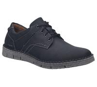 Schnürschuh JOSEF SEIBEL "Ruben 02", Herren, Gr. 43, schwarz, Leder, Schuhe Schnürschuh, mit Wechselfußbett (55902249-43) schwarz