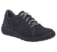 Schnürschuh JOSEF SEIBEL "Ruby 50", Damen, Gr. 40, grau (dunkelgrau), Leder, casual, Schuhe, Freizeitschuh, Komfortschuh mit TEX-Membran (47907300-40) dunkelgrau