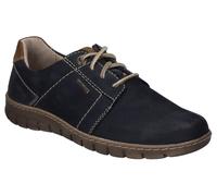 Schnürschuh JOSEF SEIBEL "Steffi 59", Damen, Gr. 43, blau (blau kombiniert), Leder, Schuhe Schnürschuh, Freizeitschuh, Komfortschuh in Weite G (32515958-43) blau kombiniert